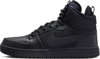 Nike Court Borough Mid Winter Triple Black AA0547-002