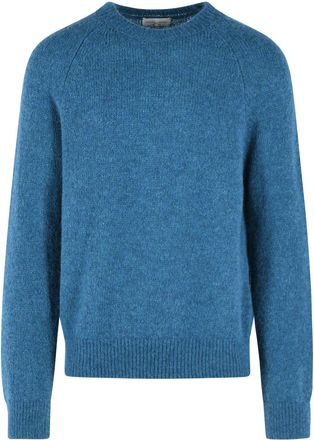 Dries Van Noten Melbourne Blue Alpaca Blend Sweater
