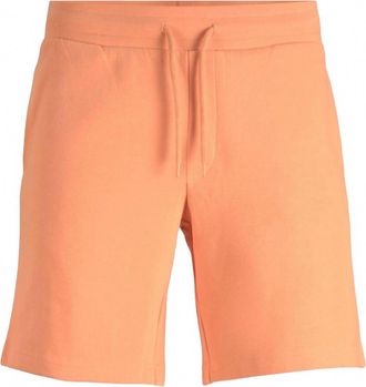 Jack & Jones Mens Nafa Basic Sweat Shorts In Pumpkin