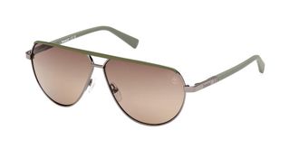 Timberland TB00028 Polarized 06H Mens Sunglasses Silver Size 61