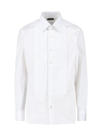 Tom Ford White Cocktail Classic Cotton Shirt