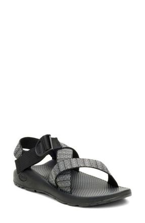 Chaco Mega Z Classic Sandal in Bit Black/White at Nordstrom, Size 8