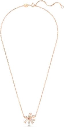 Swarovski Volta Small Bow Necklace - Dames - Kettingen - Roze - ONE Size - Accessoires