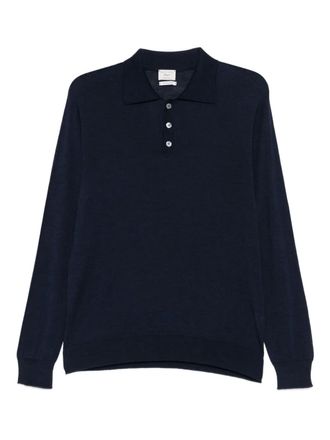 Daniele Fiesoli long-sleeve polo - men - Fabric - L - Black