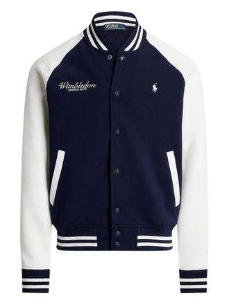 Polo Ralph Lauren x Wimbledon knitted bomber jacket - men - Fabric - L - Blue