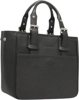 Burberry Pre-owned Handbags, female, Black, Size: ONE SIZE Pre-owned Vintage Handbag