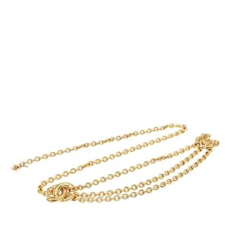 Chanel Pre-owned Belts, female, Yellow, Size: ONE SIZE Pre-owned Chain Link Belt