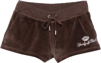 Sporty & Rich X Juicy Couture Velour Shorts
