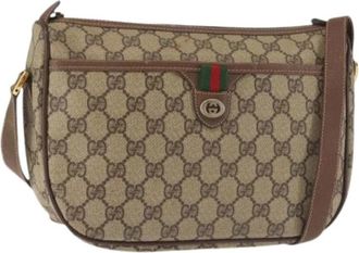 Gucci Pre-owned Vintage Schoudertas - Dames - Vintage Schoudertas - Beige - ONE Size - Vintage