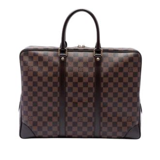Louis Vuitton Pre-owned Handbags, female, Brown, Size: ONE SIZE Pre-owned Porte-Documents Voyage