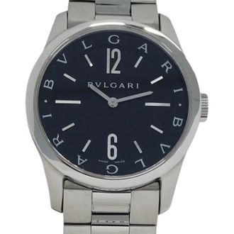 Bulgari Pre-owned Watches, male, Blue, Size: ONE SIZE Pre-owned Vintage Wristwatch
