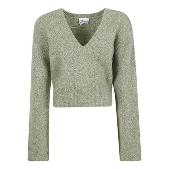 Ganni Mujer, Jerseys, Verde, Talla: M