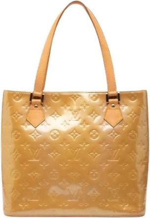 Louis Vuitton Pre-owned Tote Bag - Dames - Vintage Shopper - Beige - ONE Size - Leer - Vintage