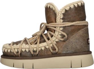 Mou Bounce Boot Scoubidoo Lace SP - Dames - Winterlaarzen - Bruin - 37 EU - Schoenen