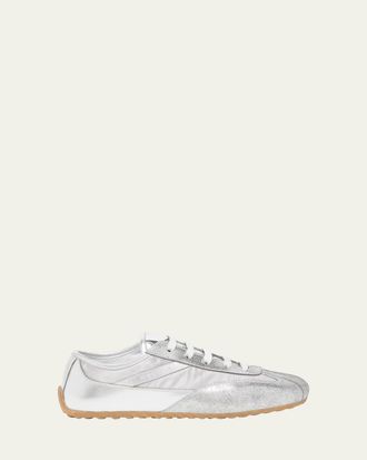 Alexander McQueen Boxe Low-Top Leather Sneakers
