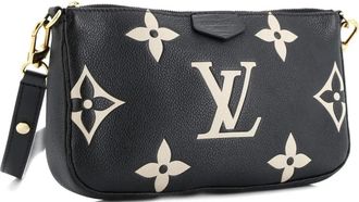 Louis Vuitton Multi Pochette Accessoires Bicolor Monogram Empreinte Giant crossbody bag - Zwart