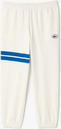 Lacoste Mens Fit Sweatpants in Cream - Size X-Small
