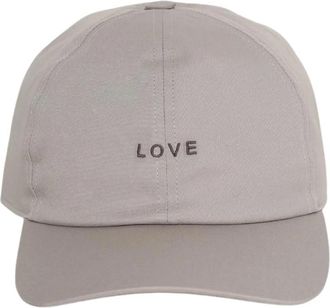 Rick Owens Love Baseball Cap - unisex - Petten - Beige - S - Katoen - Accessoires