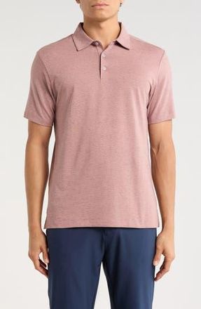 Robert Barakett Nathaniel Short Sleeve Polo in Coral at Nordstrom Rack, Size Xx-Large