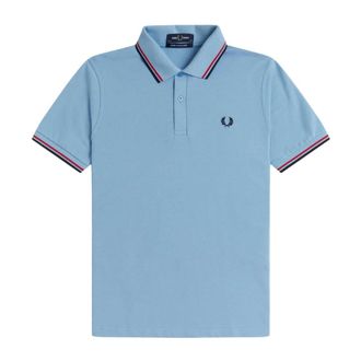 Fred Perry Hombre, Camisetas, Azul, Talla: XS