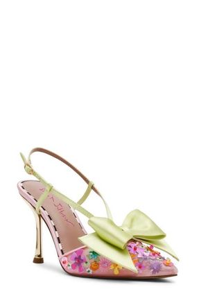 Betsey Johnson Melissa Slingback Pump in Pink Multi at Nordstrom, Size 5.5