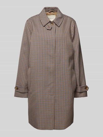 GANT Mantel mit &Auml;rmelriegeln in Mittelbraun, Gr&ouml;&szlig;e L