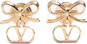 Valentino Garavani Vlogo Signature Metal Earrings