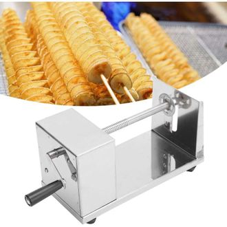 OEM Cortador De Patatas Manual En Espiral De Acero Inoxidable Para Verduras Y Patatas Fritas, Un Ingenioso Utensilio De Cocina - Crezuo