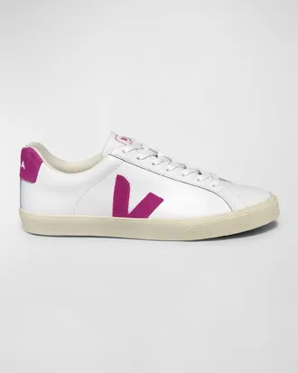 Veja Esplar Bicolor Leather Low-Top Sneakers