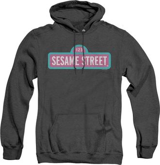 Gildan Sesame Street Alt Logo Adult Heather Hoodie