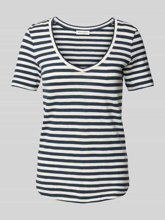 Marc O'Polo Regular Fit T-Shirt aus reiner Baumwolle in Marine, Gr&ouml;&szlig;e XS