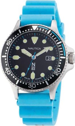 Nautica Cocoa Beach Blue PU Mens Watch