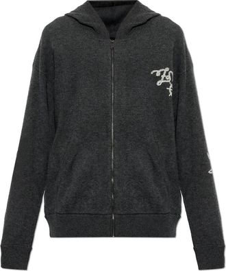 Zadig&Voltaire Camillo Wol Cardigan - Heren - Vesten - Grijs - L - Wol - Truien & Vesten