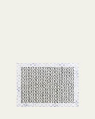 MacKenzie-Childs Sterling Check Rug, 2x 3