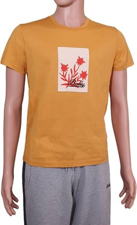 Bally Unisex Short Sleeve Logo T-Shirt In Marigold