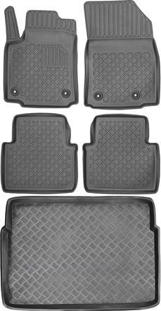 OEM Juego De Alfombrillas Para Coche Y Maletero Para Opel Crossland X Crossover (2017)