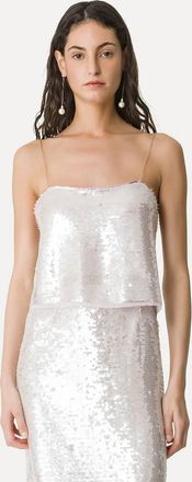 Forte_Forte Sequin-Embellished Top In Cream