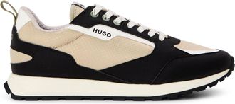 HUGO BOSS Hugo Mens Runn Puny 10269700 01 in Open Beige - Size UK 7
