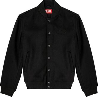 Diesel J-Arry Bomber Jacket - Heren - Zomerjassen - Zwart - L - Wol - Jassen