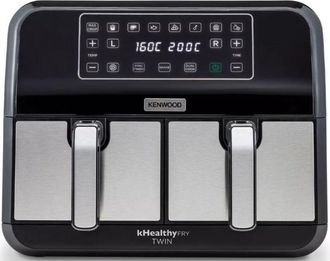 Kenwood Hfm20.000mb Freidora Doble 8 L Independiente 1700 W Freidora De Aire Caliente Negro