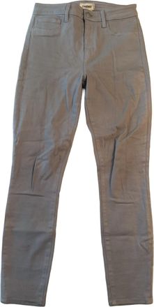 L'agence Womens Marguerite High Rise Skinny Jeans In Greystone Coated