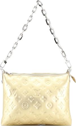 Louis Vuitton Coussin Bag Monogram Embossed Lambskin PM crossbody bag - Goud
