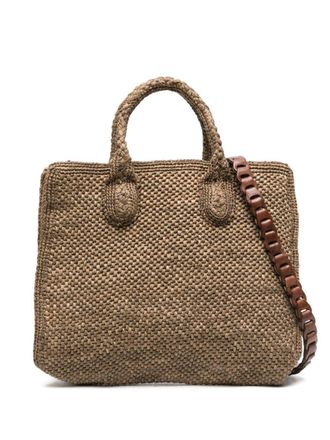 Ibeliv Rary woven-raffia tote bag - Neutrals