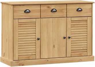 vidaXL Vidaxl - Aparador Con Cajones Vigo Madera Maciza Pino 113x40x75 Cm