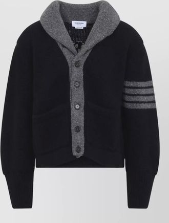 Thom Browne wool shawl collar cardigan