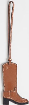 Ralph Lauren Ciondolo da borsa a stivale color cuoio-Marrone