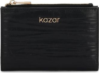 Kazar Thalia Wallet - Dames - Portefeuilles - Zwart - ONE Size - Leer - Accessoires