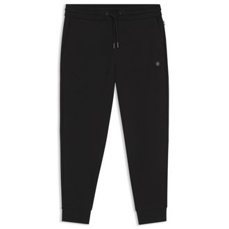 BOSS Cotton-blend track pants with Double B monogram badge