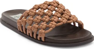 Dolce Vita Galossa Knotted Slide Sandal in Toffee at Nordstrom Rack, Size 8.5