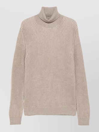 Zanone ribbed wool turtleneck jumper